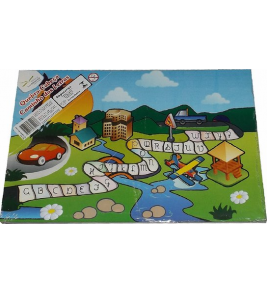 Quebra-cabeça caminho das letras 26 peças mdf Fundamental Brinquedo