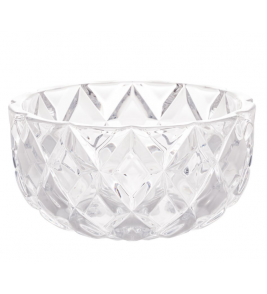 Centro de mesa cristal deli diamond 18x10cm Lyor