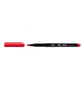 Caneta multifuncional brush carmesim para pincel aquarelavel Cis