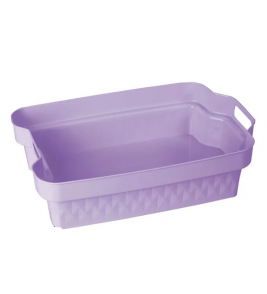 Cesta organizadora 3,4 litros lilás 30.1x20.8x8cm Plasvale