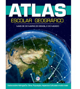 Atlas escolar geográfico 48 paginas Ciranda Cultural