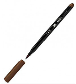 Caneta multifuncional brush castanho para pincel aquarelav Cis