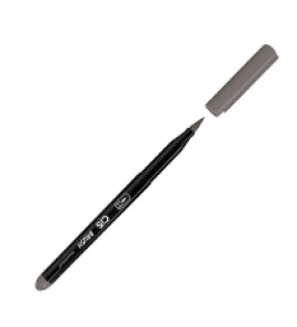 Caneta multifuncional brush cinza para pincel aquarelavel Cis