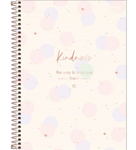 Caderno espiral capa dura 16 matérias 256 folhas soho universitário Tilibra