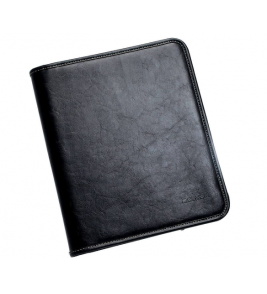 Fichário 4 argolas com zip classic preto Dac