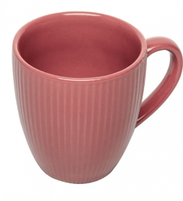 Caneca cerâmica roma 220ml rosa Lyor