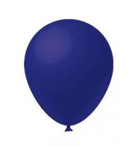 Balão liso 9 azul cobalto cristal com 50 Fest Ball