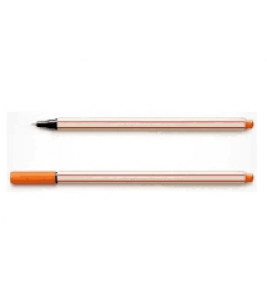 Caneta hidrográfica microline laranja 0.4mm Compactor