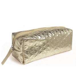 Estojo escolar médio box hearts gold Kit