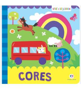 Livro vire e descubra cores Ciranda Cultural 