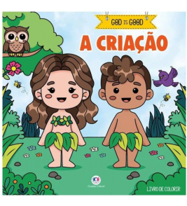 Livro para colorir capa fina a criação Ciranda Cultural