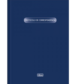 Livro protocolo de correspondência 52 folhas Tilibra