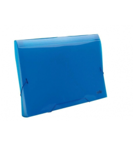 Pasta sanfonada a4 com 12 divisões azul line Dello
