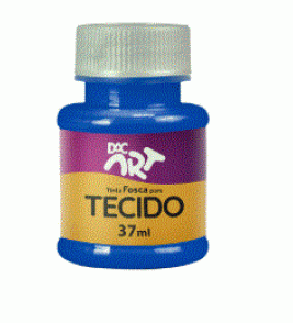 Tinta para tecido fosca azul turquesa 37ml Dac