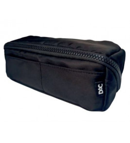 Estojo escolar médio transversal preto Dac