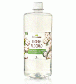 Sabonete liquido 1l flor de algodão Denomax