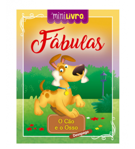 Livro história minilivro o cão e o osso 16 páginas Ciranda Cultural