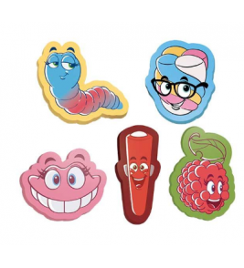 Borracha fini com aroma sortida Leo e Leo