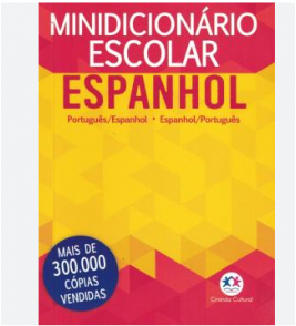 Minidicionário escolar português e espanhol Ciranda Cultural 