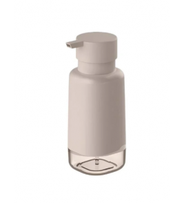 Dispenser para sabão líquido dual bege transparente OU