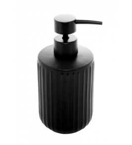 Dispenser para sabão líquido granilite preto 430ml Lyor