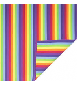 E.v.a 48x40cm listras arco-iris Diversos