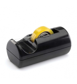 Porta durex dispenser pequeno preto Maxcril / Waleu