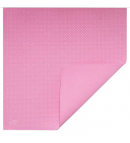 E.v.a 48x40cm estampado rosa claro/poa branco Diversos