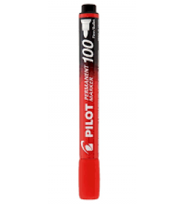 Marcador multiuso permanente vermelho para vidro metal plástico madeira Pilot