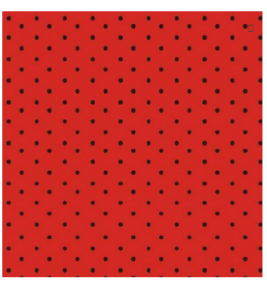 E.v.a 48x40cm estamapado vermelho/poa preto Diversos