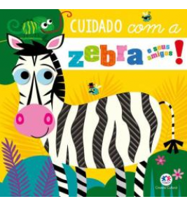 Livro para tocar e sentir zebra e seus amigos Ciranda Cultural