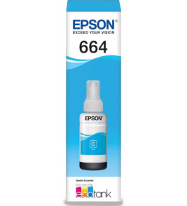 Refil tinta t664220 azul 70ml para impressão L200/L355 Epson