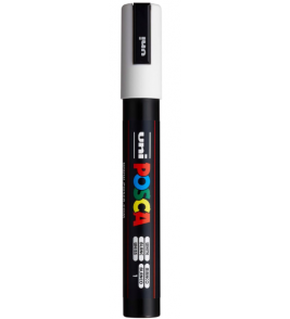 Marcador multiuso posca pc-5m branco permanente Uni-Ball