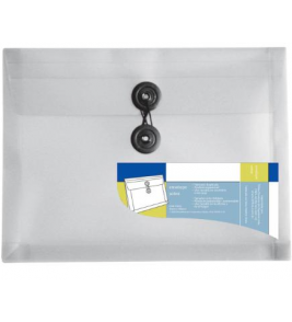 Pasta envelope vai e vem polipropileno duplicata cristal Tilibra