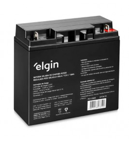 Bateria para nobreak 12v 18ah selada 82314 Elgin