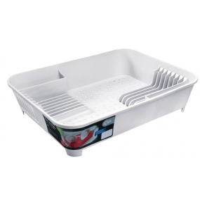Escorredor para louça basic branco 45.5x35x11cm Coza