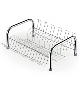 Escorredor para louça aramado pratik cromado 16x37x43cm Arthi