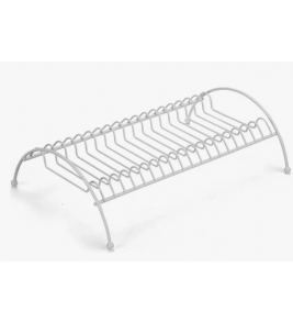 Escorredor para louça aramado branco 29.5x19x8.5cm Arthi