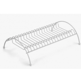 Escorredor para louça aramado branco 29.5x19x8.5cm Arthi