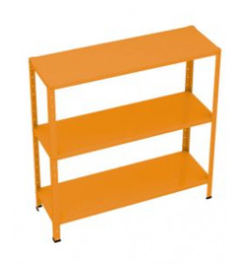 Estante aço 3 prateleira laranja edp-3lp 30cm Pandin