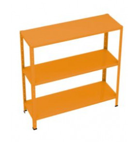 Estante aço 3 prateleira laranja edp-3lp 30cm Pandin