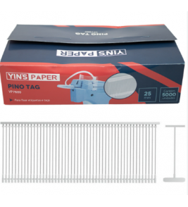 Pino de nylon tag 25mm caixa com 5000 para aplicador Yins Paper