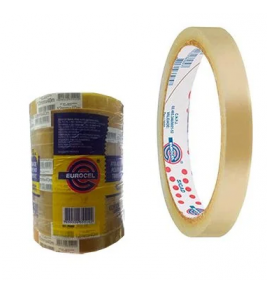 Fita adesiva 12mm x 40mt (durex G) Eurocel