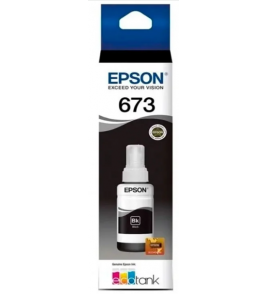 Refil tinta t673120 preto 70ml para L800/L805/L81 Epson