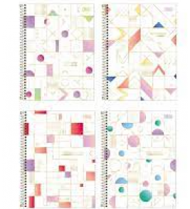 Caderno espiral capa dura 10 matérias 160 f0lhas midtown universitário Tilibra