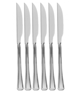 Faca inox para churrasco 6 unidades silver 40gr Em Casa Tem