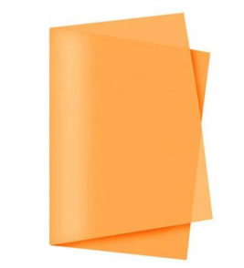 Papel seda laranja 48x60cm Diversos