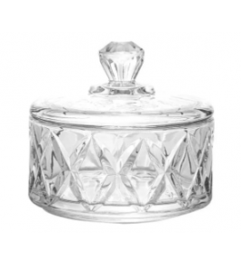 Potiche cristal deli diamond 10.5x9.5cm Lyor