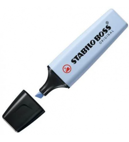 Marcador de texto boss azul nublado pastel Stabilo