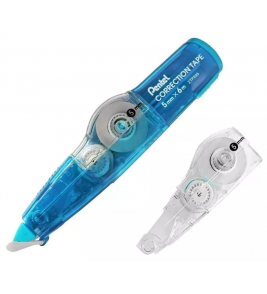 Fita corretiva 5mmx6mt com refil azul Pentel
